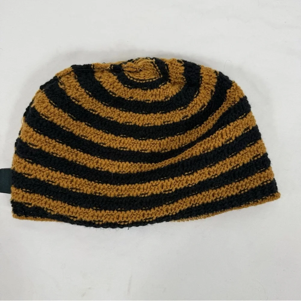 Mizzou Striped Black and Gold‎ Beanie